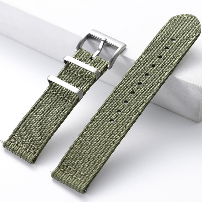 Canvas Strap Watch - 20mm 22mm Quick Release Bracelet for