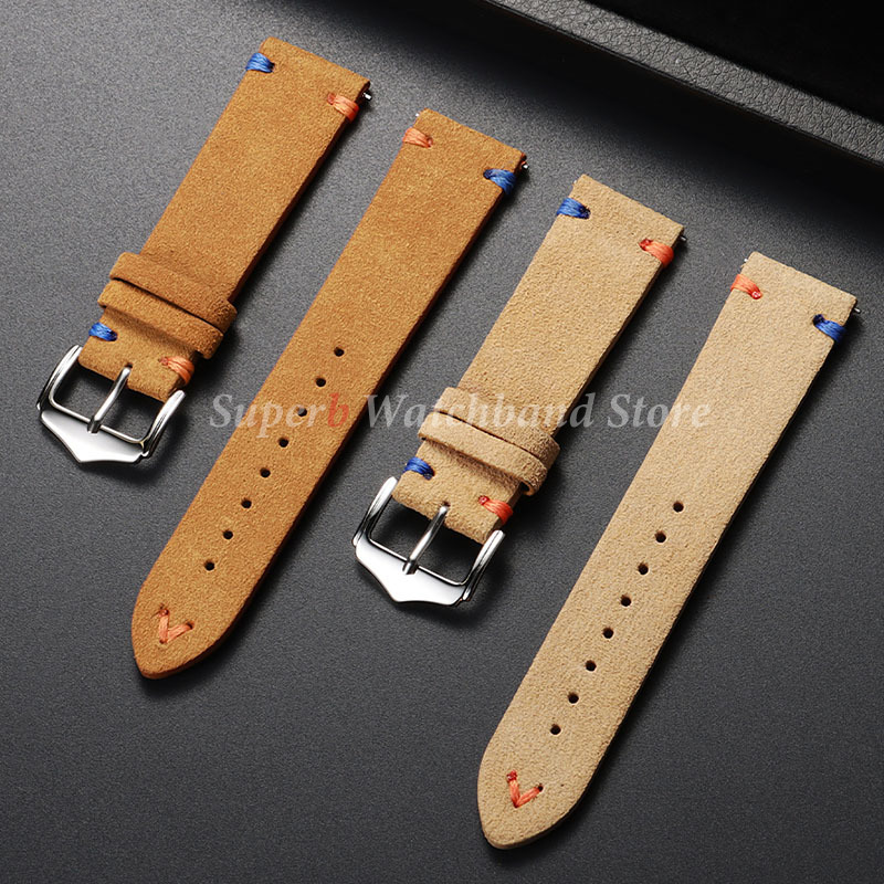 Suede Leather Watch Strap 18mm - Suede Strap Watch ulasan dan harga