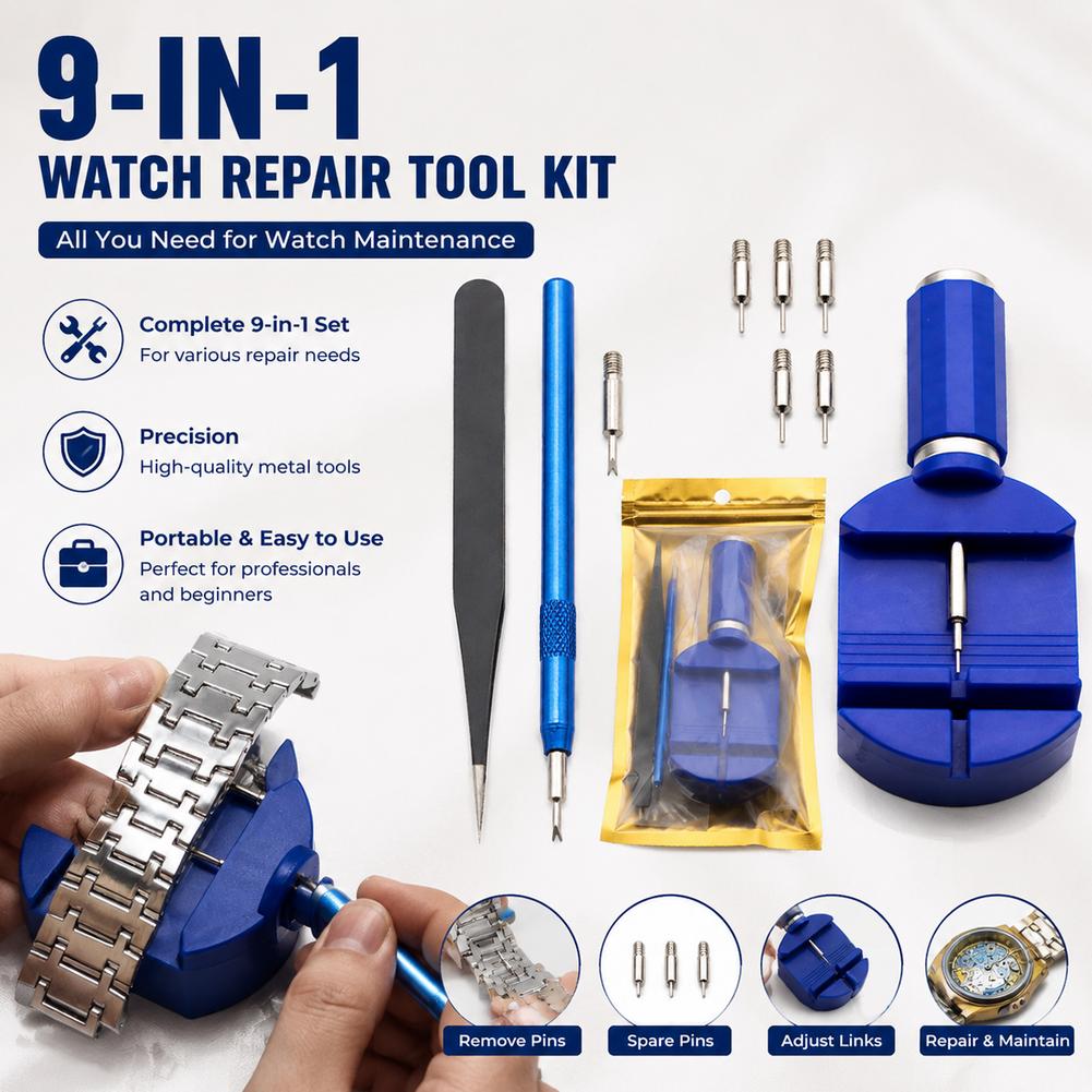 9 in 1 Professional Watch Repa - Spring Bar Tool Set ulasan dan harga
