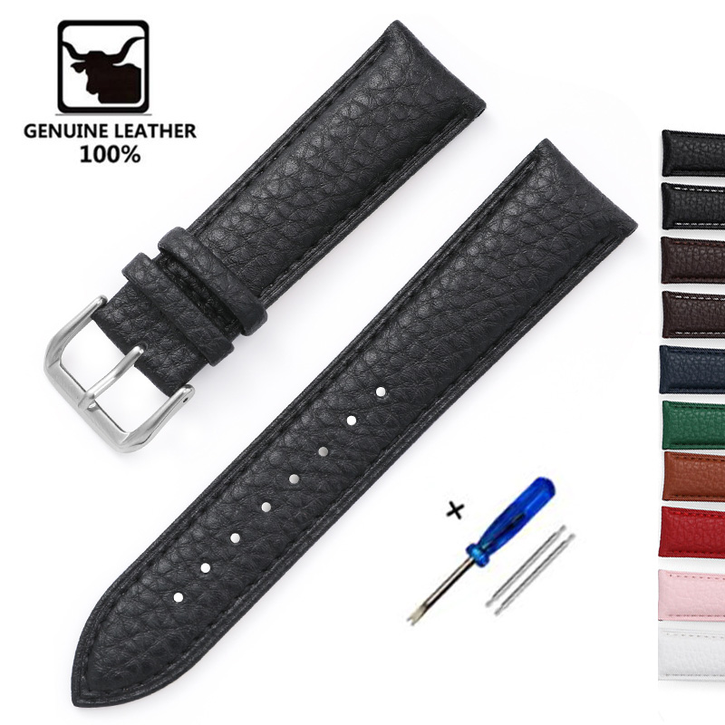 Litchi Pattern Soft Leather Wa - Suede Strap Watch ulasan dan harga