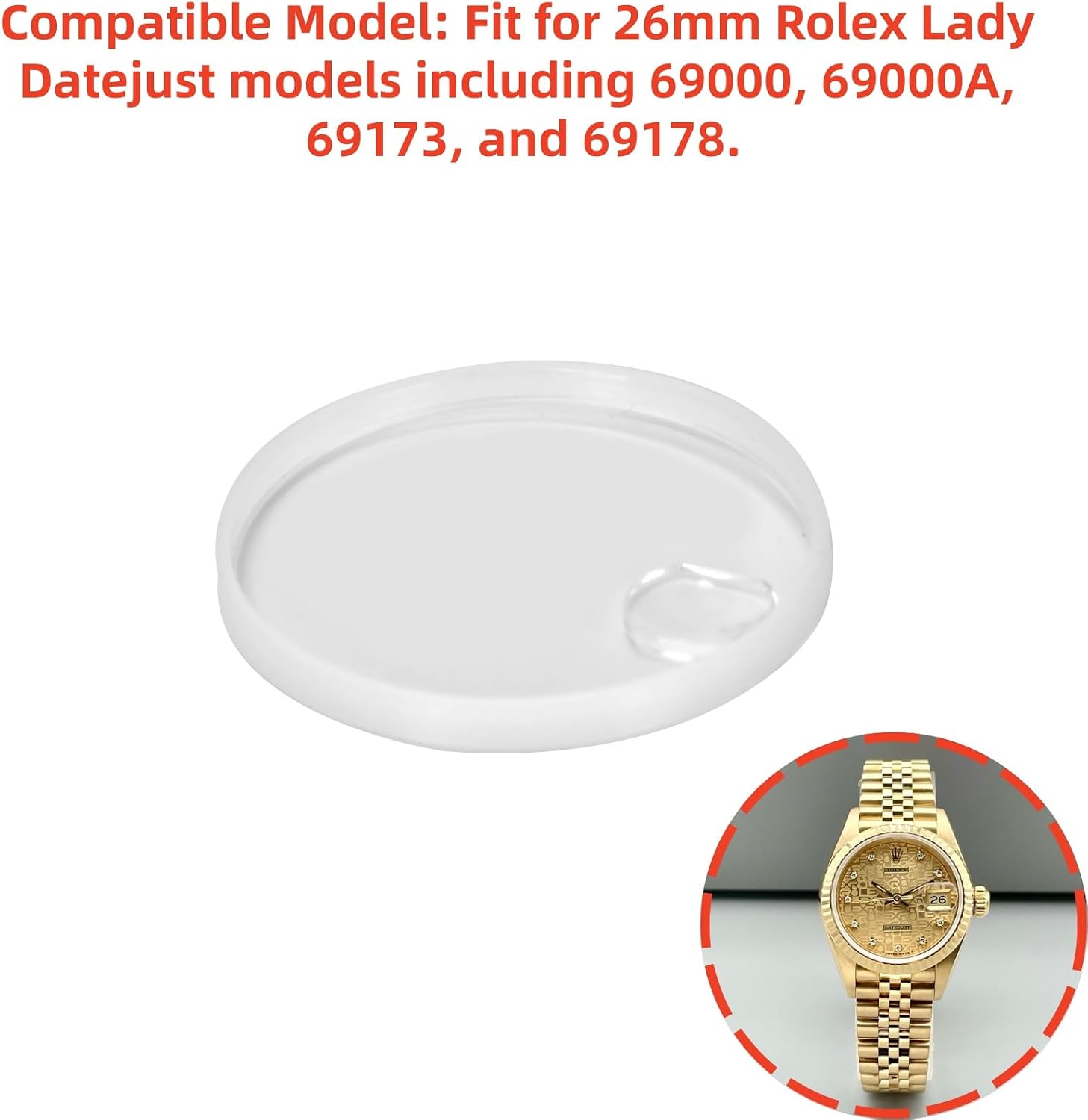 Ruimou 1set 21.3mm Sapphire Wa - Rolex Watch Datejust ulasan dan harga
