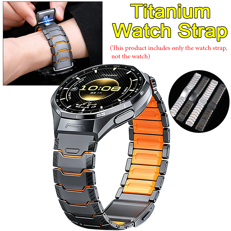 22mm Titanium Rubber Strap for - Silicone Watch Band 22Mm ulasan dan harga