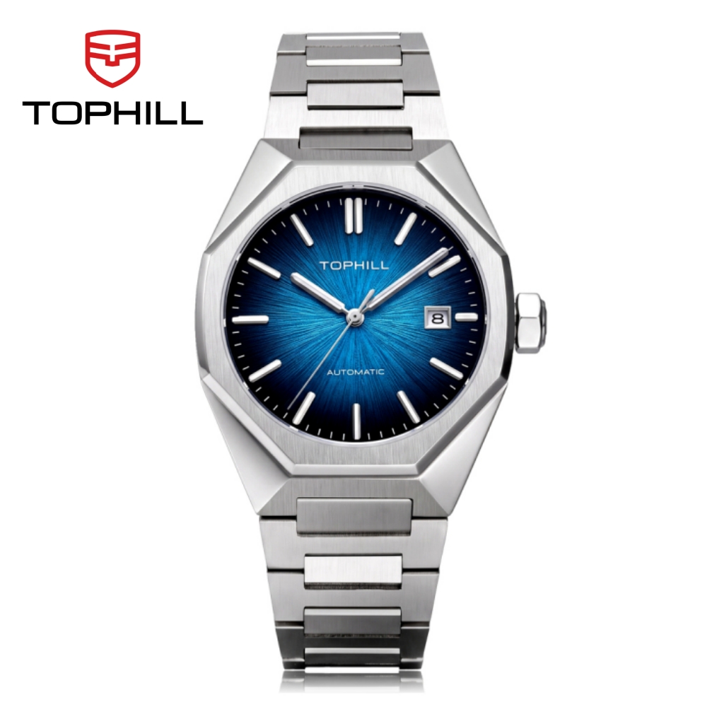 TOPHILL 39mm Miyota 8215 Mecha - Butterfly Clasp Deployant ulasan dan harga