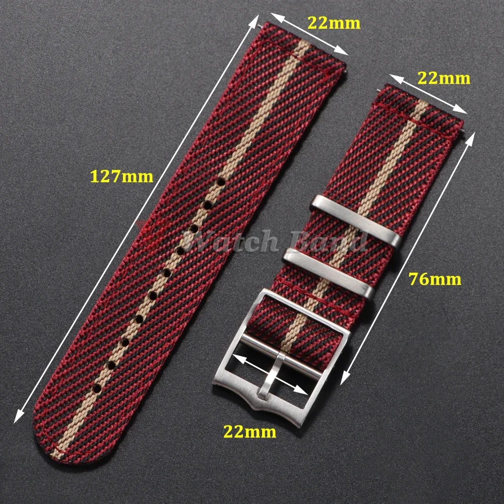 20 22mm Nylon Strap for Tudor  - Nato Strap Nylon ulasan dan harga