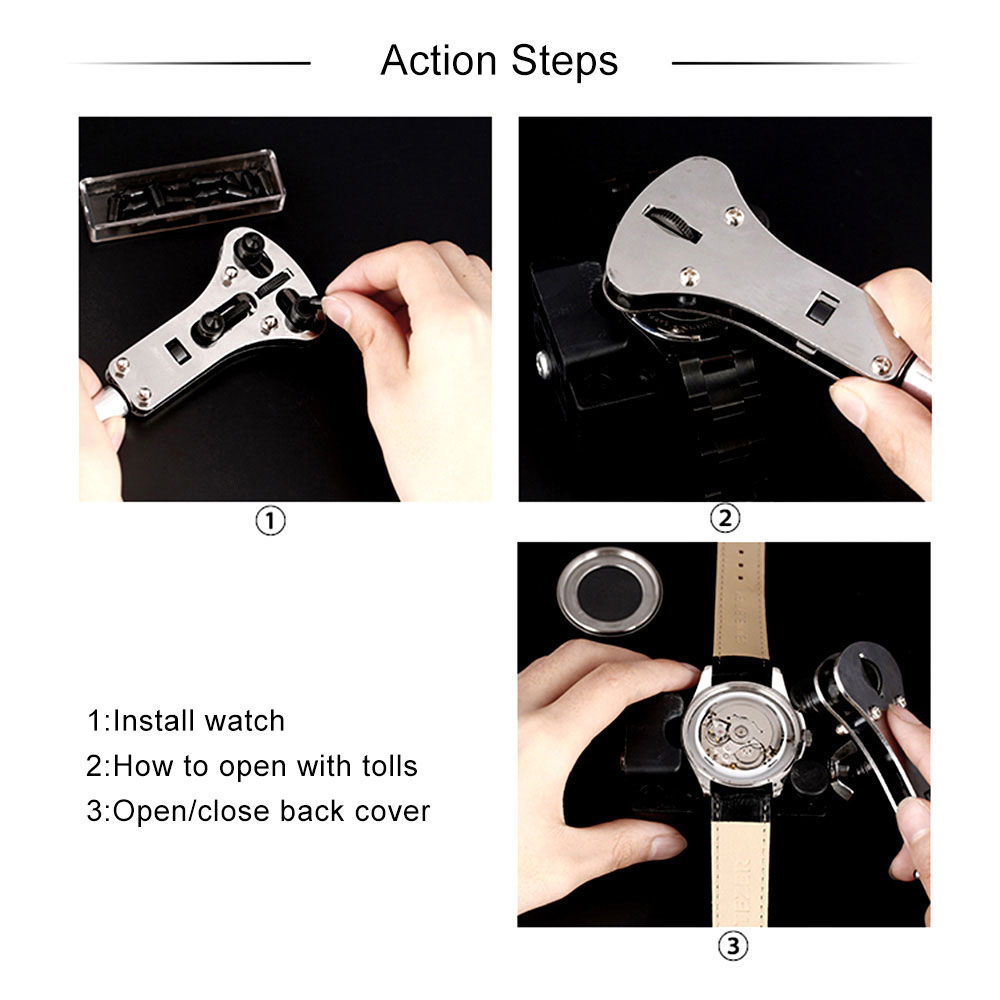 BERNY Watch Repair Tools Kit W - Spring Bar Tool Set ulasan dan harga