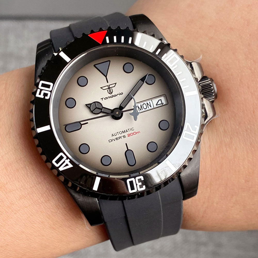 Tandorio 200M Waterproof NH36A - Rubber Strap Diver ulasan dan harga
