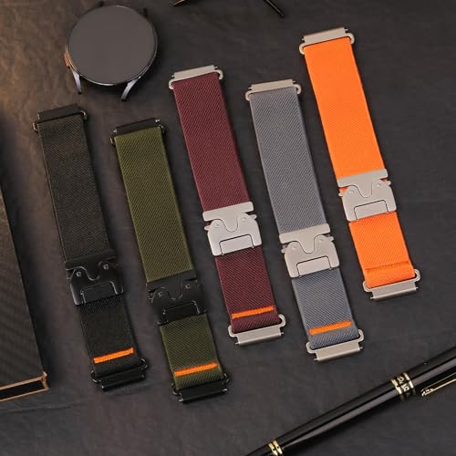 20mm 22mm band For Amazfit bip - Parachute Strap Elastic ulasan dan harga