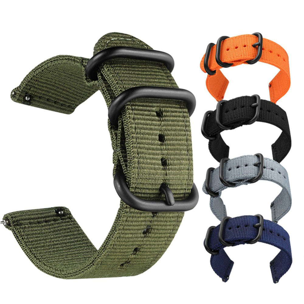 20mm 22 mm Canvas Sport Nylon  - Canvas Strap Watch ulasan dan harga