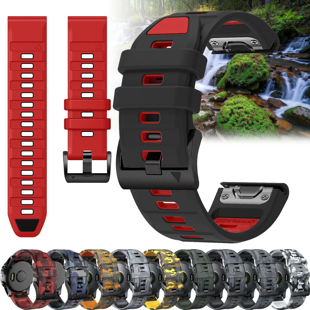 Fenix E 47mm Official QuickFit - Silicone Watch Band 22Mm ulasan dan harga