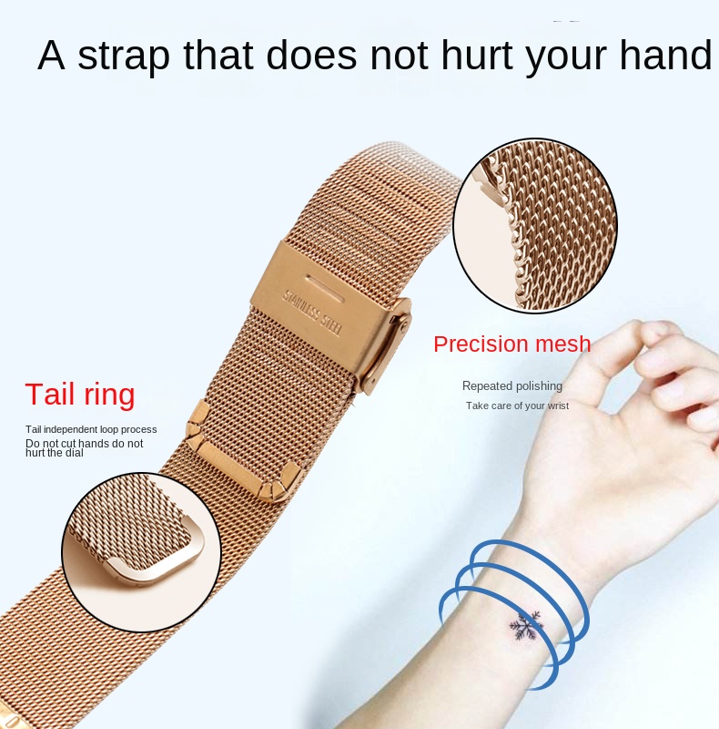 Milanese Mesh Strap For Casio  - Mesh Strap Metal ulasan dan harga